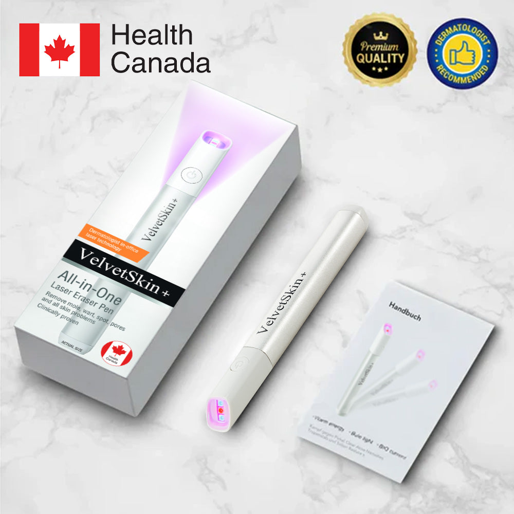 🛡️WishTint® VelvetSkin+ Integrated laser eraser ⚔︎(⚡powered by CO₂ laser technology - effectively removes moles, warts, skin labels, pigmentation spots and other skin defects)