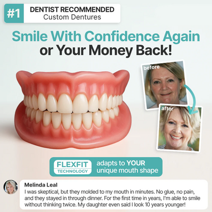 🌎Ends Today: 76% OFF! ⏰Wishtint™ Medical Full Denture with Strong Suctiond🦷