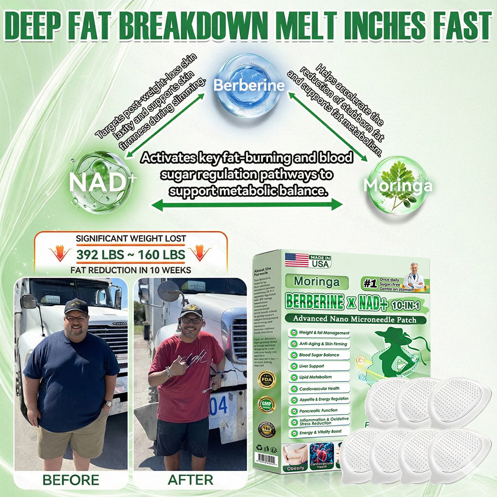 🍋‍🟩𝑶𝒇𝒇𝒊𝒄𝒊𝒂𝒍 𝑺𝒕𝒐𝒓𝒆 | 🍀Wishtint® 𝑴𝒐𝒓𝒊𝒏𝒈𝗮 · 𝗕𝗲𝗿𝗯𝗲𝗿𝙞𝙣𝙚 × 𝙉𝘼𝐃+ 𝟏𝟎-𝐢𝐧-𝟏 𝗔𝗱𝘃𝗮𝗻𝗰𝙚𝙙 𝙉𝙖𝙣𝙤 𝙈𝙞𝙘𝙧𝙤𝙣𝙚𝙚𝐝𝐥𝐞 𝐏𝐚𝐭𝙘𝙝(𝐉𝐮𝐬𝐭 𝐨𝐧𝐜𝐞 𝐚 𝐝𝐚𝐲, 𝐯𝐢𝐬𝐢𝐛𝐥𝐞 𝐜𝐡𝐚𝐧𝐠𝐞𝐬 𝐢𝐧 𝟕 𝐝𝐚𝐲𝐬） ✅ 𝐅𝐨𝐫 𝐨𝐛𝐞𝐬𝐢𝐭𝐲, 𝐜𝐚𝐫𝐝𝐢𝐨𝐯𝐚𝐬𝐜𝐮𝐥𝐚𝐫 𝐡𝐞𝐚𝐥𝐭𝐡, 𝐝𝐢𝐚𝐛𝐞𝐭𝐞𝐬, 𝐬𝐥𝐞𝐞𝐩 𝐚𝐩𝐧𝐞𝐚, 𝐆𝐮𝐭 𝐇𝐞𝐚𝐥𝐭𝐡, 𝐣𝐨𝐢𝐧𝐭 𝐢𝐬𝐬𝐮𝐞𝐬, 𝐚𝐧𝐝 𝐦𝐨𝐫𝐞