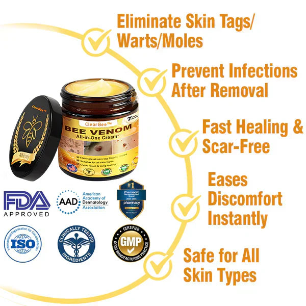 🔥FDA Approved:  Bee Venom Skin Restoration Cream — 🔥Limited Time 80% OFF🔥
