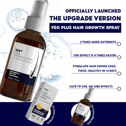 🌿AKTION ZUM LETZTEN TAG – 50 % RABATT🌿 HZA™ Natürliches Haarwuchsspray