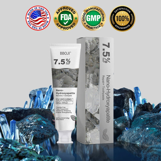🔥Ends Tonight: Get 60% OFF Before It’s Gone!🎁 Fluoride-Free Hydroxyapatite Toothpaste – Gentle Whitening & Enamel Strength for Sensitive Teeth