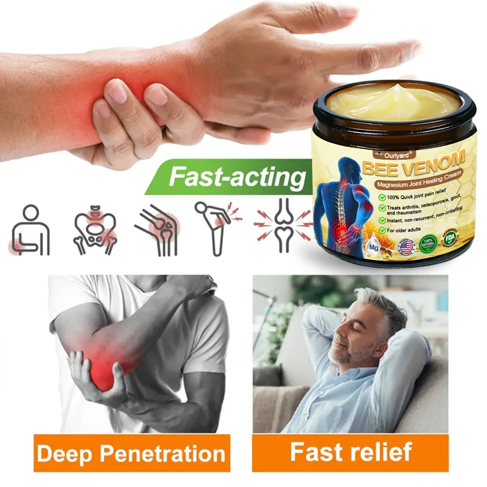 𝐎𝐮𝐫𝐥𝐲𝐚𝐫𝐝® 𝐌𝐚𝐠𝐧𝐞𝐬𝐢𝐮𝐦 & 𝐁𝐞𝐞 𝐕𝐞𝐧𝐨𝐦 𝐏𝐚𝐢𝐧—𝐑𝐞𝐥𝐢𝐞𝐟 𝐁𝐨𝐧𝐞 𝐇𝐞𝐚𝐥𝐢𝐧𝐠 𝐂𝐫𝐞𝐚𝐦