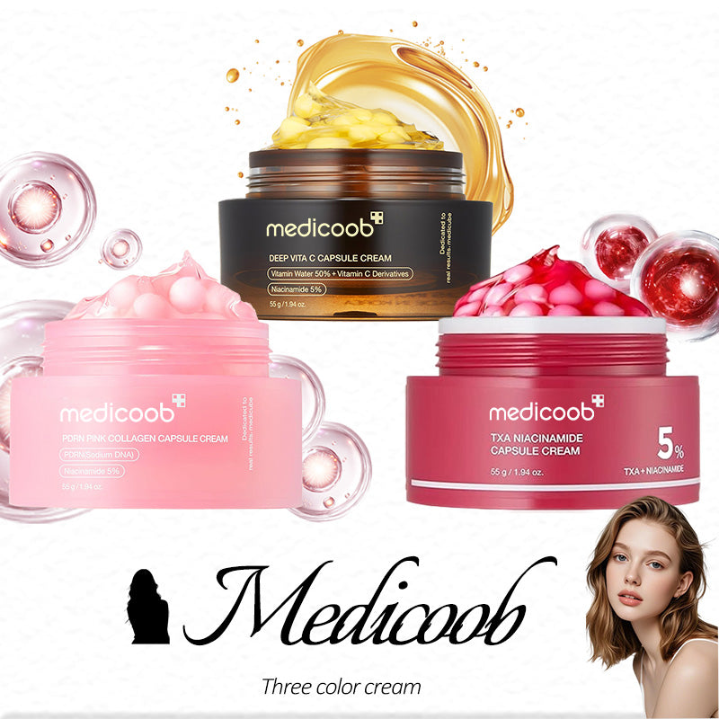 Final 3 Hours: 70%OFF Mix & Match Boba Cream Set | Tiktok Viral Capsule Creams for Uneven Skin Tone, Glow Hydration