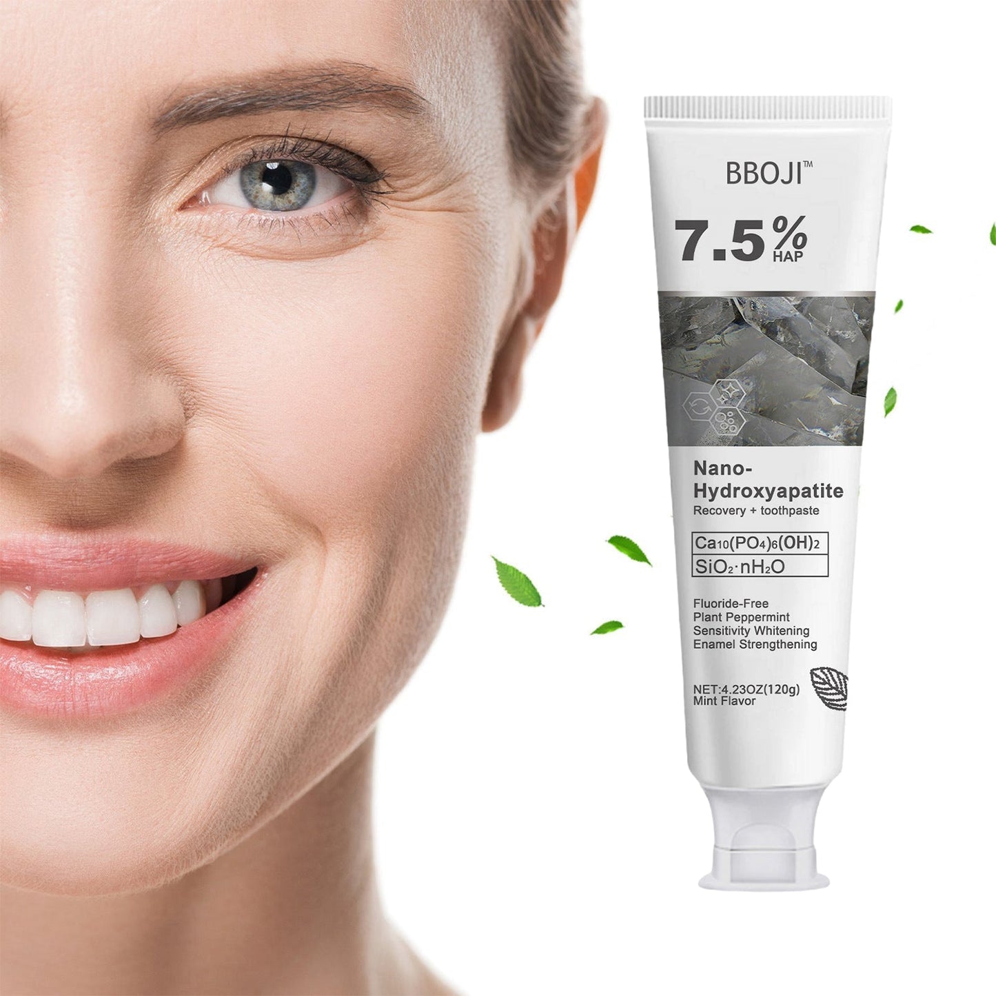 🔥Ends Tonight: Get 60% OFF Before It’s Gone!🎁 Fluoride-Free Hydroxyapatite Toothpaste – Gentle Whitening & Enamel Strength for Sensitive Teeth