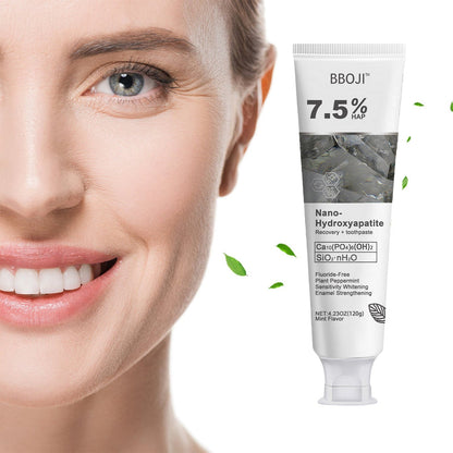 🔥Ends Tonight: Get 60% OFF Before It’s Gone!🎁 Fluoride-Free Hydroxyapatite Toothpaste – Gentle Whitening & Enamel Strength for Sensitive Teeth
