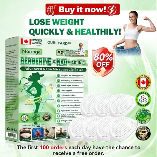 Ourlyard™ 𝙈𝒐𝒓𝒊𝒏𝒈𝗮 𝗕𝗲𝗿𝗯𝐞𝐫𝐢𝐧𝙚 𝙉𝑨𝑫 𝟏𝟎-𝙞𝙣-𝟏 𝘼𝒅𝒗𝒂𝒏𝒄𝒆𝐝 𝐍𝐚𝐧𝙤 𝙈𝙞𝙘𝙧𝙤𝙣𝒆𝒆𝒅𝒍𝐞 𝐏𝐚𝐭𝙘𝙝(𝐉𝐮𝐬𝐭 𝐨𝐧𝐜𝐞 𝐚 𝐝𝐚𝐲. 𝐯𝐢𝐬𝐢𝐛𝐥𝐞 𝐜𝐡𝐚𝐧𝐠𝐞𝐬 𝐢𝐧 𝟕 𝐝𝐚𝐲𝐬) 𝐅𝐨𝐫 𝐨𝐛𝐞𝐬𝐢𝐭𝐲. .𝐝𝐢𝐚𝐛𝐞𝐭𝐞𝐬. 𝐬𝐥𝐞𝐞𝐩 𝐚𝐩𝐧𝐞𝐚. 𝐣𝐨𝐢𝐧𝐭 𝐢𝐬𝐬𝐮𝐞𝐬. 𝐚𝐧𝐝 𝐦𝐨𝐫𝐞