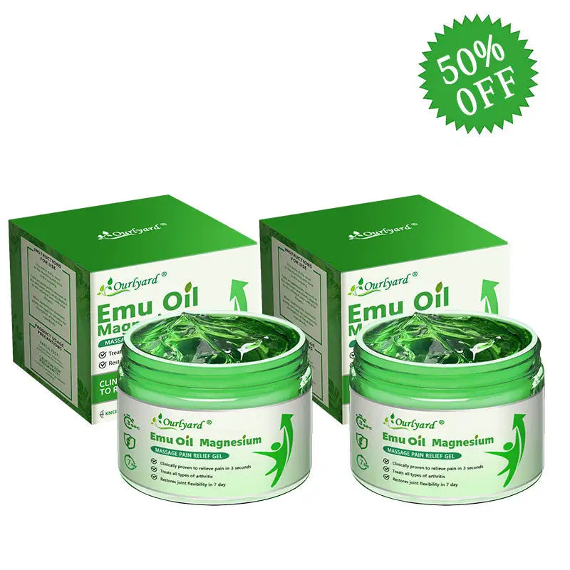 Ourlyard® Advanced Magnesium & Emu Oil Massage Pain Relief Gel