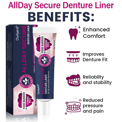 Ourlyard® AllDay Secure Denture Liner