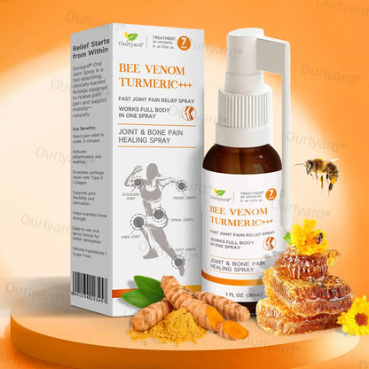 Ourlyard® Fast-Acting Bee Venom and Turmeric Joint & Bone Pain Healing Spray