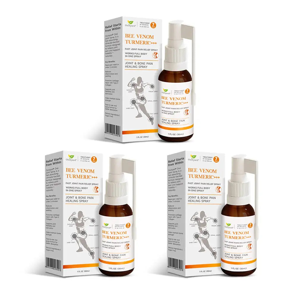 Ourlyard® Fast-Acting Bee Venom and Turmeric Joint & Bone Pain Healing Spray