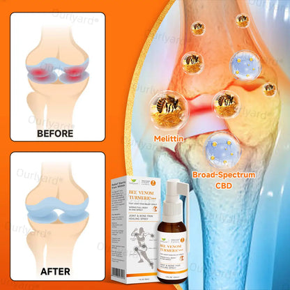 Ourlyard® Fast-Acting Bee Venom and Turmeric Joint & Bone Pain Healing Spray
