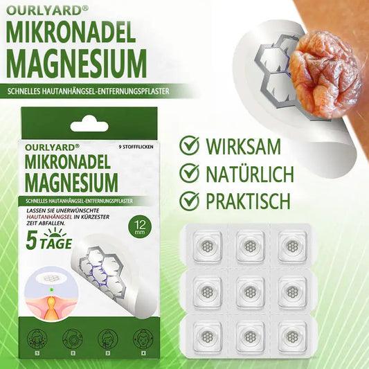 Ourlyard® Magnesium MicroNeedle Schnell Entfernen Hautmal-Pflaster