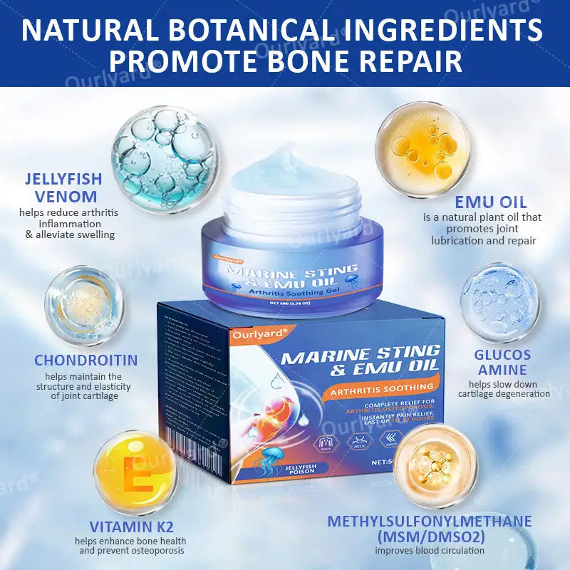 Ourlyard® Marine Sting & Emu Oil Arthritis Soothing Gel