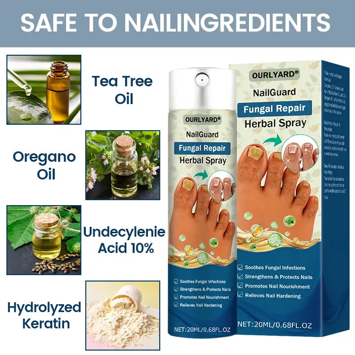 Ourlyard® NailGuard Fungal Repair Herbal Spray