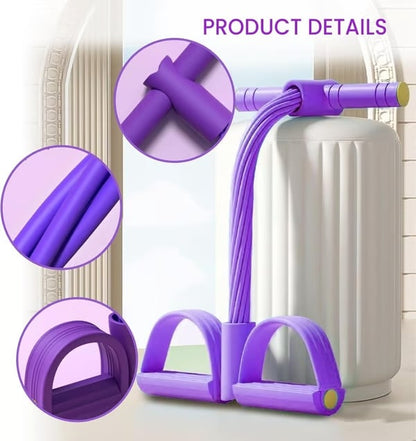 💪2026 latest 8-Tube Pedal Resistance Device - Detachable And Adjustable Pedal Resistance Device