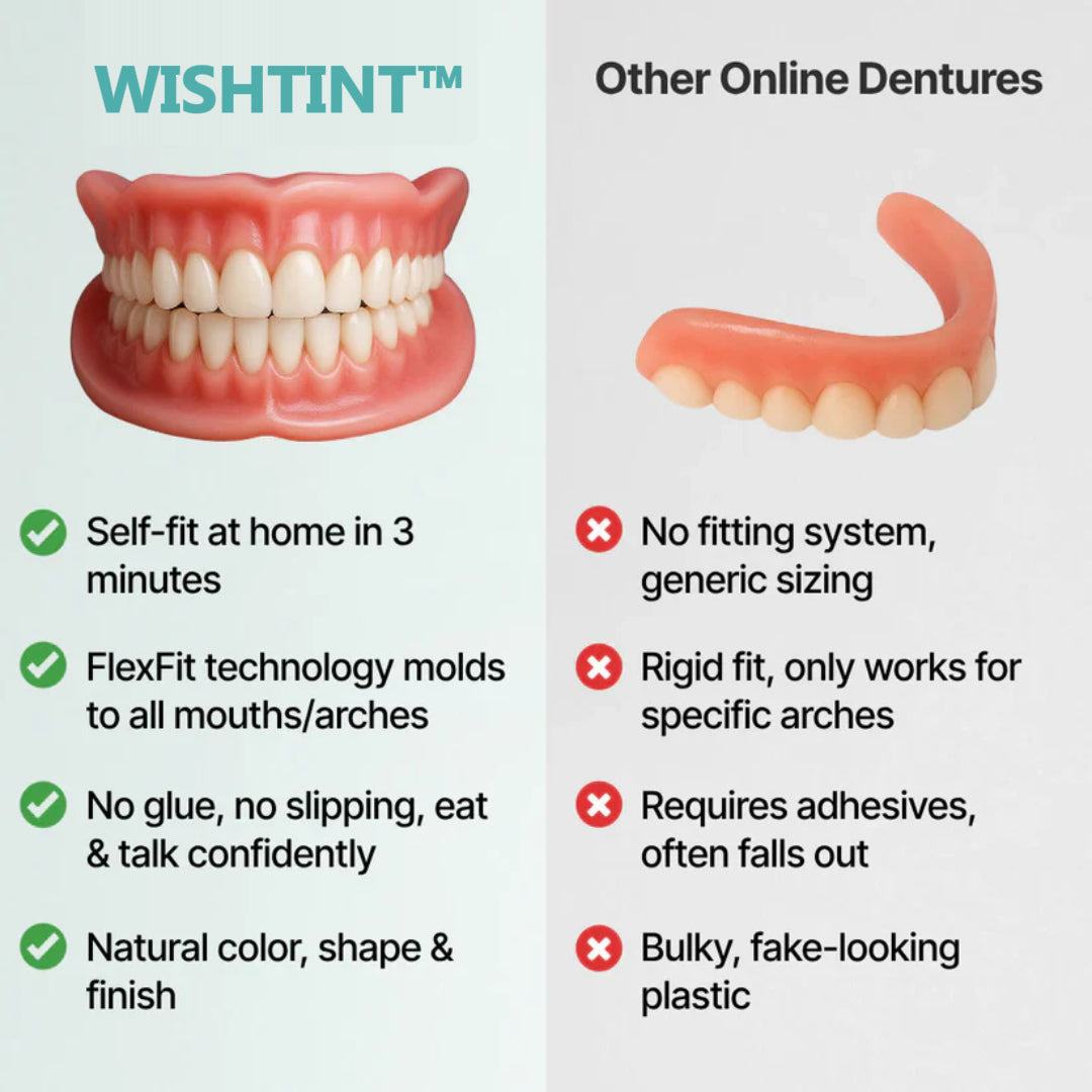 🌎Ends Today: 76% OFF! ⏰Wishtint™ Medical Full Denture with Strong Suctiond🦷
