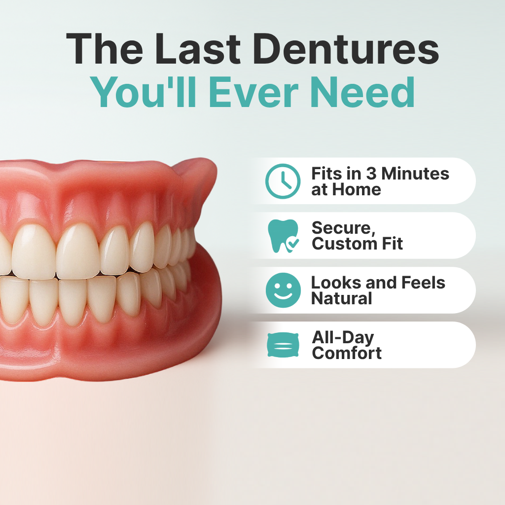 Ends Today: 70% OFF!homesonline™ Custom-Fit Full Functional DenturesMake you more confident